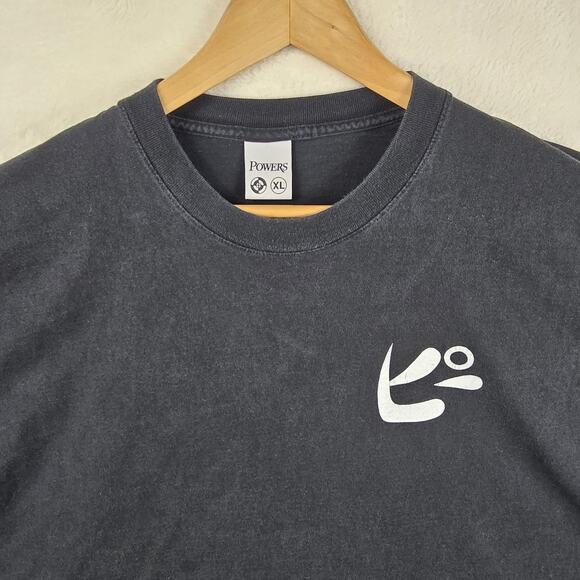 Powers Supply Black Shirt Mens XL Logo Skate Streetwear Stained - Picture 5 of 11